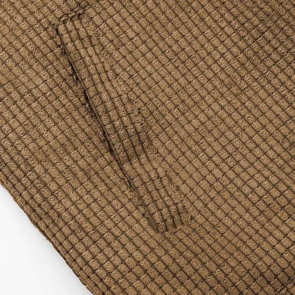 Casual Camel Men's Teddy Lined Corduroy Jacket w/F - Picture 5 of 7